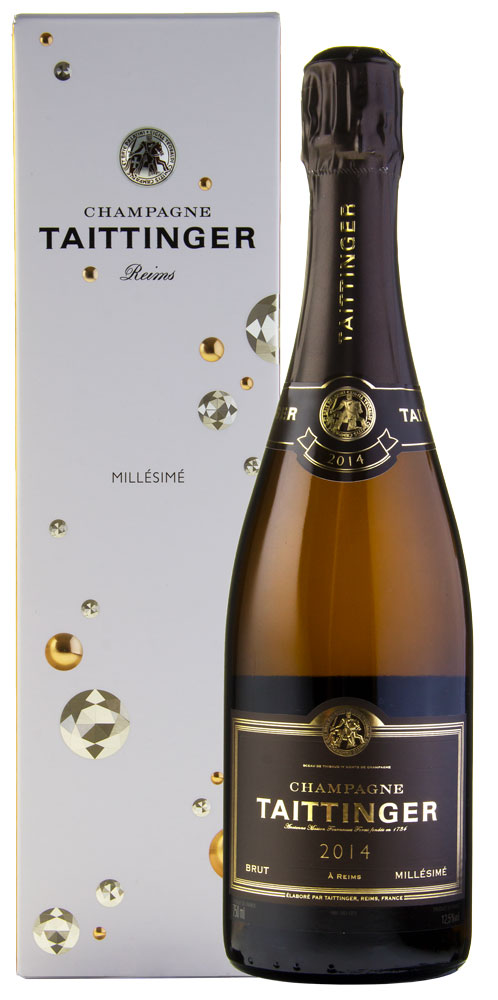 TAITTINGER Brut Millésimé Champagne mit Geschenkbox
