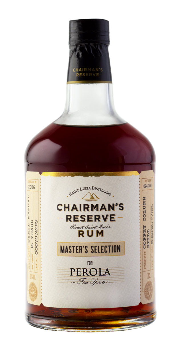CHAIRMAN'S RESERVE Rum Master's Selection for Perola