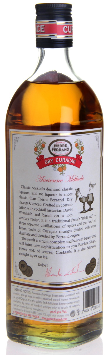 PIERRE FERRAND Triple Sec Dry Curaçao Liqueur