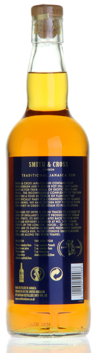 SMITH & CROSS Traditional Jamaica Rum
