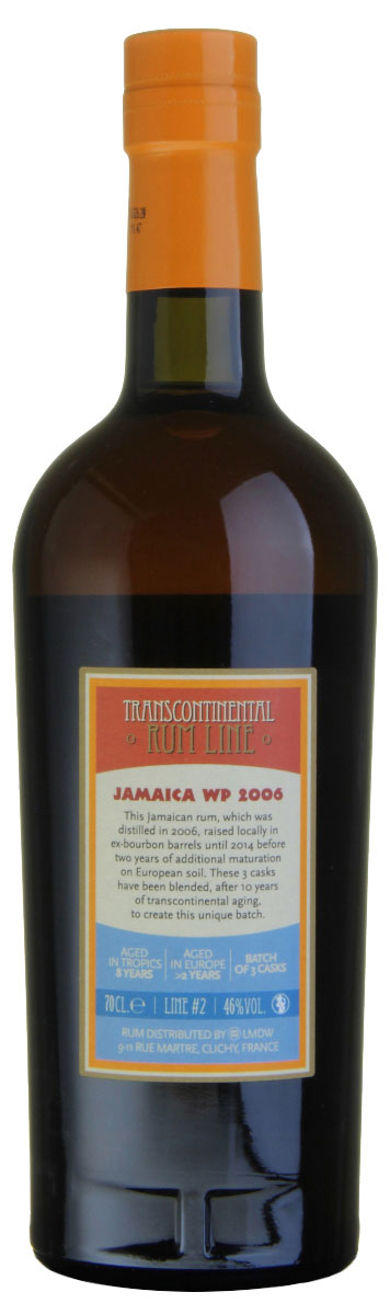 TRANSCONTINENTAL RUM LINE 10 YO Jamaica Worthy Park 2006 Rum