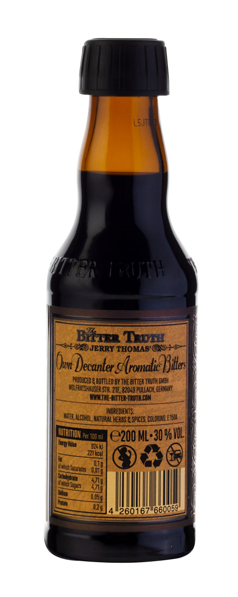 THE BITTER TRUTH Jerry Thomas Own Decanter Bitters