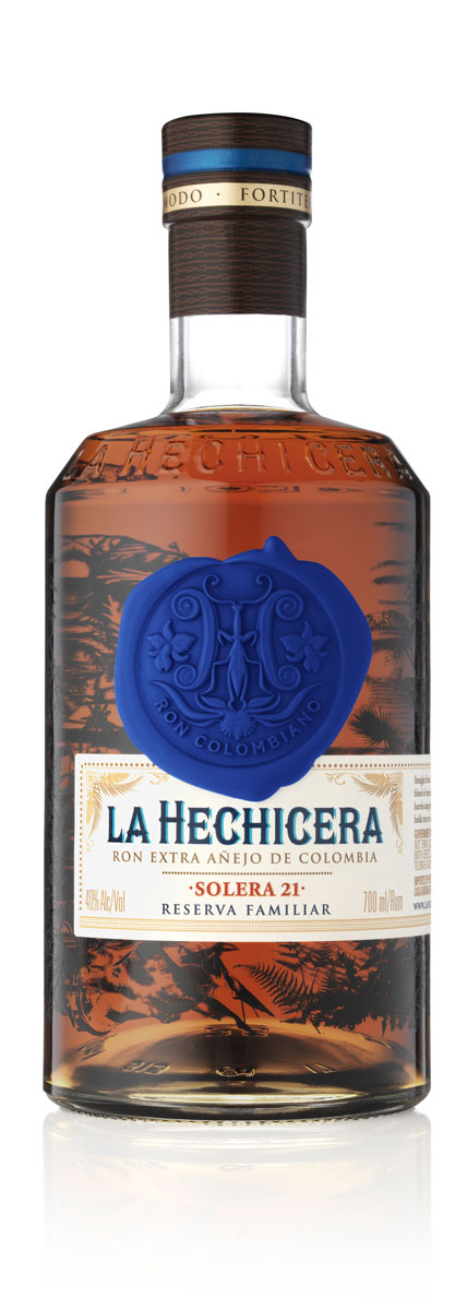 LA HECHICERA Fine Aged Rum From Colombia mit Geschenkverpackung