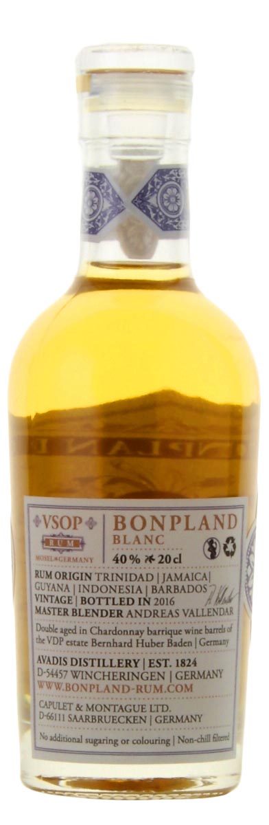 BONPLAND Rum Blanc VSOP Miniatur