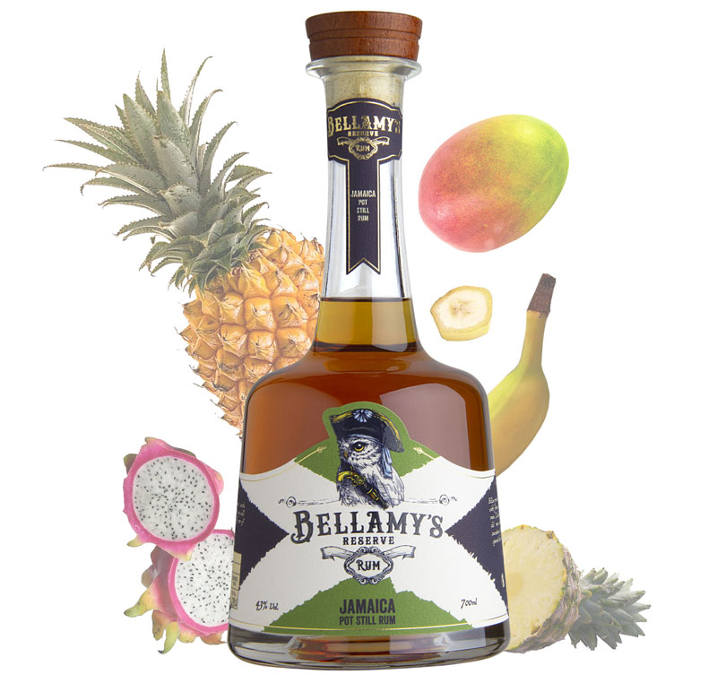 BELLAMY'S RESERVE RUM Jamaica Pot Still Rum Long Pond & Clarendon Distilleries | 2-4YO | Rum Cask Finish (3-6 months)