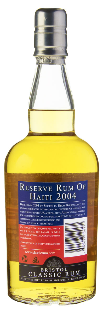 BRISTOL CLASSIC Reserve Rum of Haiti 2004/2015