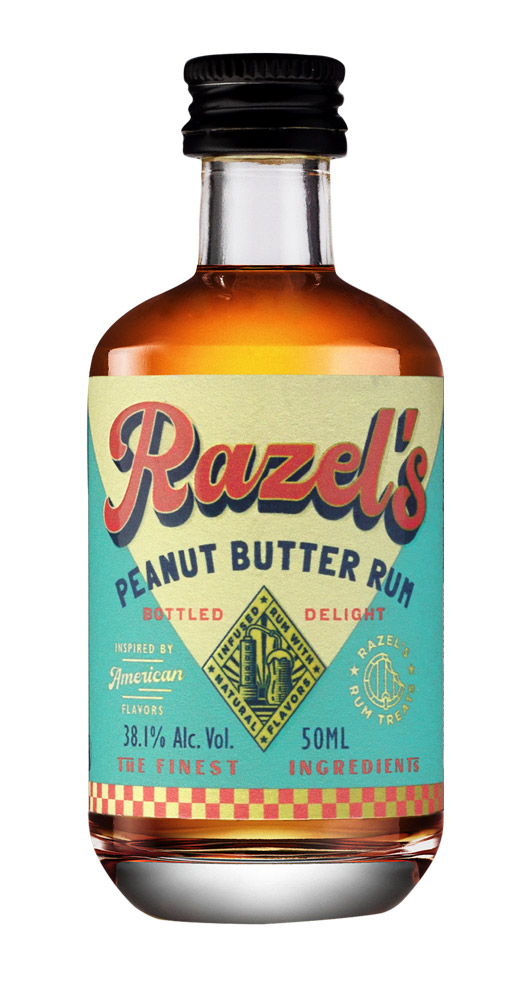 RAZEL'S Peanut Butter Rum Miniaturen 12er Box