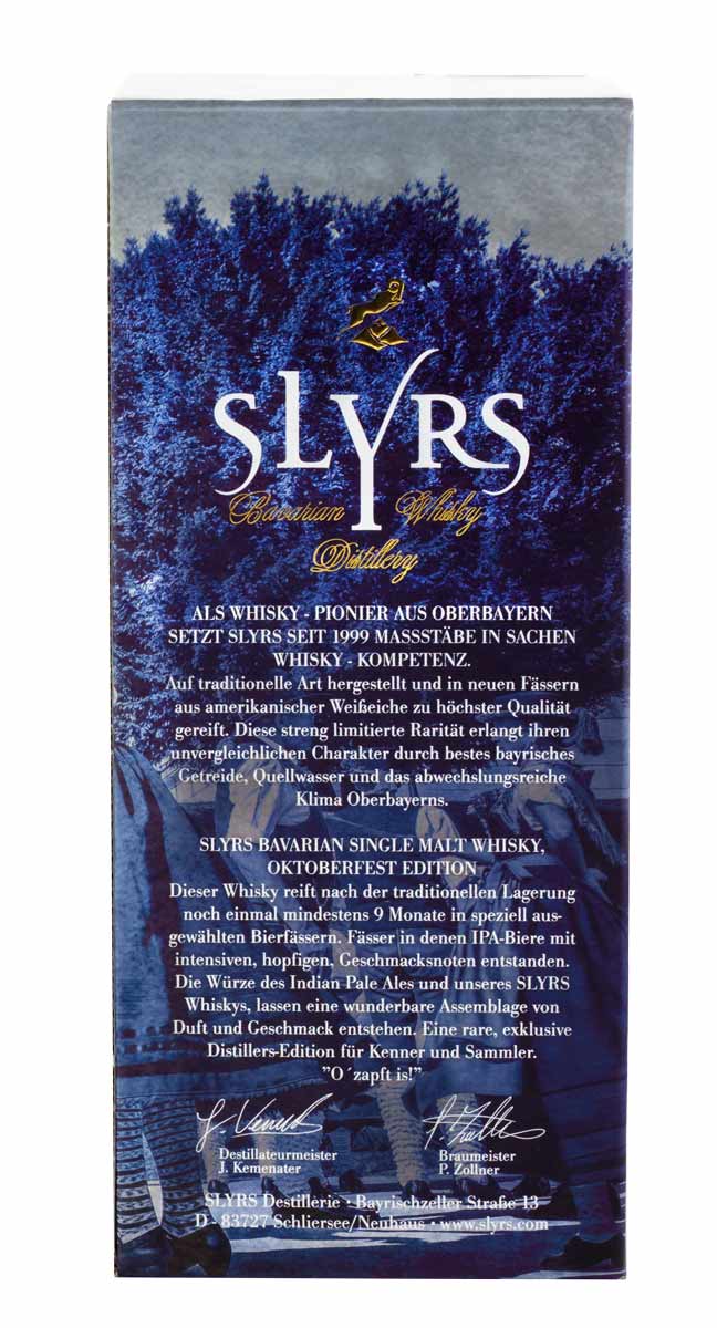 SLYRS Bavarian Single Malt Whisky Oktoberfest Edition