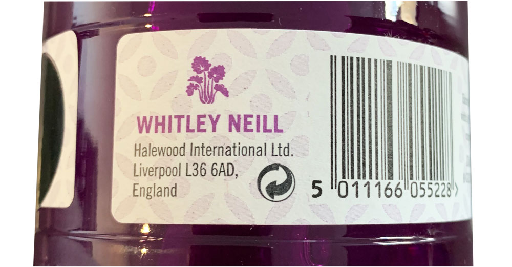 WHITLEY NEILL Rhubarb & Ginger Gin