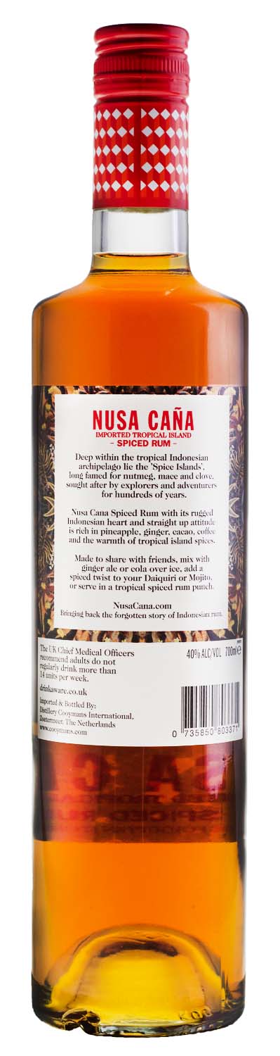 NUSA CAñA Tropical Island Spiced Rum