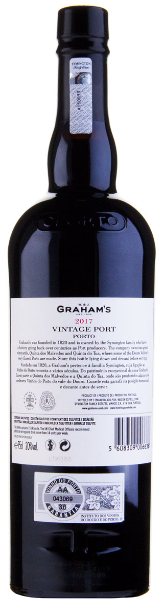 GRAHAM'S 2017 Vintage Port