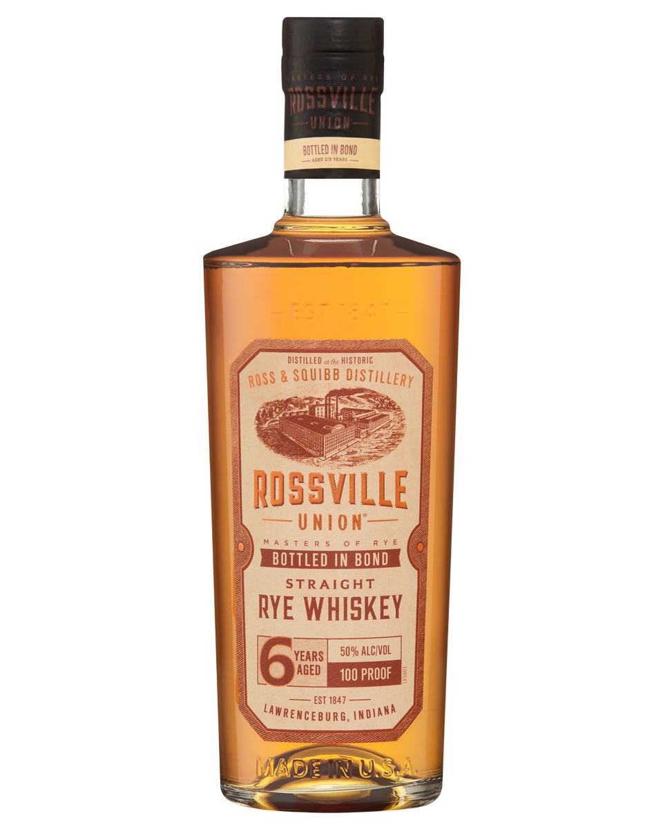 ROSSVILLE UNION Straight Rye Whiskey | 6YO | Bottled in Bond | Distillers Select