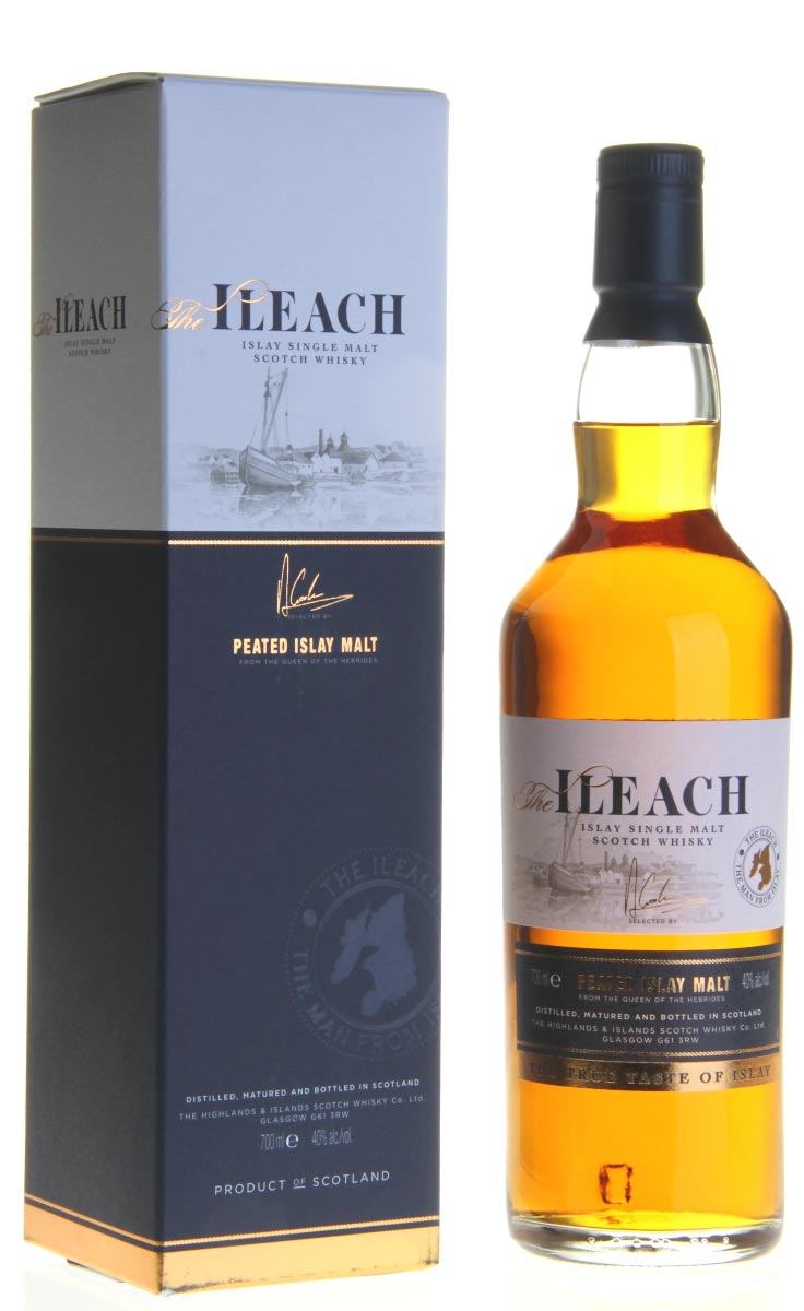 The ILEACH Peated Isley Malt Whisky mit Geschenkbox