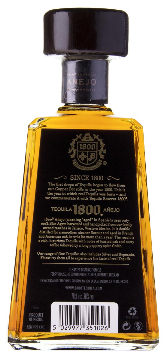 1800 Añejo Tequila 100% Agave