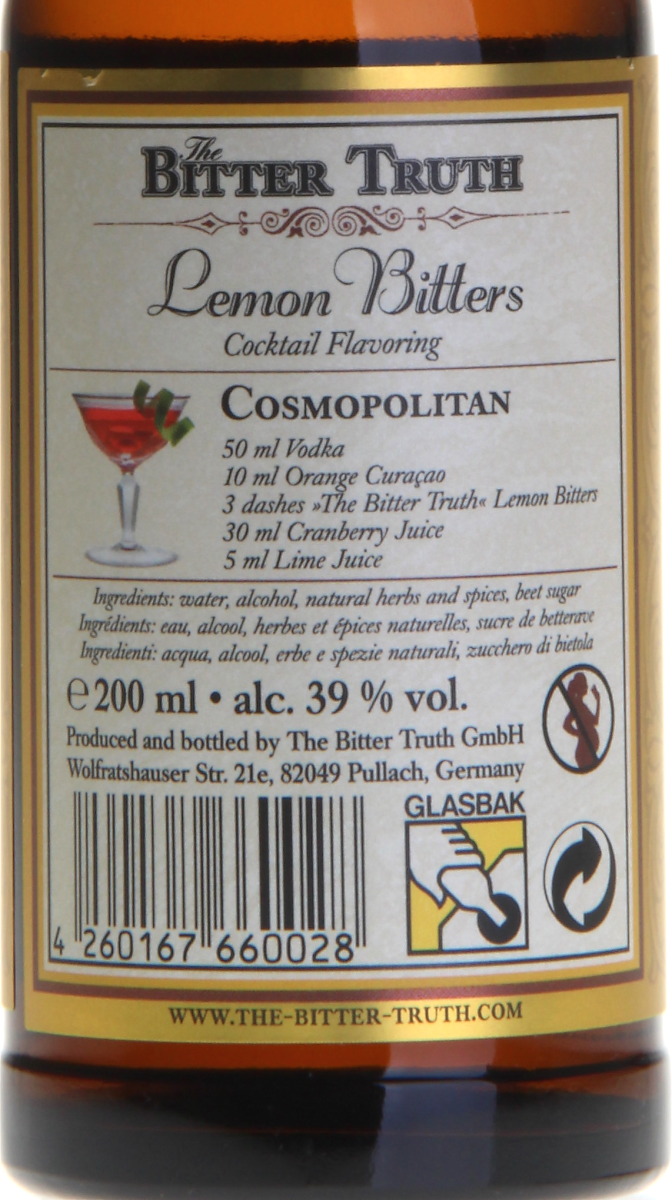 THE BITTER TRUTH Lemon Bitters