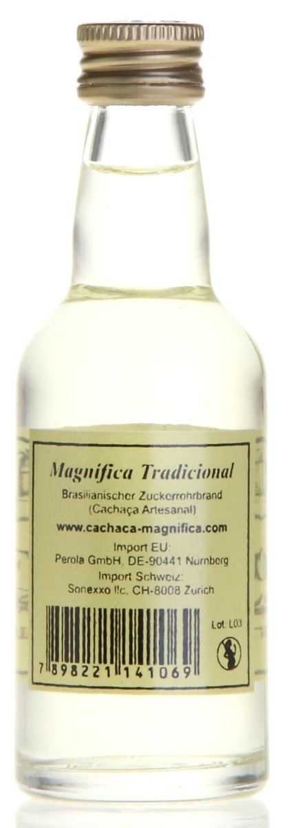 MAGNíFICA Tradicional Cachaça Miniatur (40% vol.)