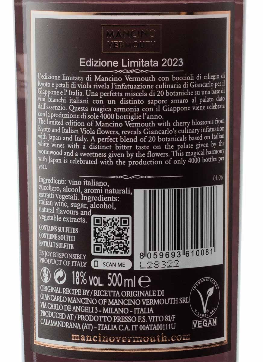 MANCINO Sakura Edizione Limitata 2023 Vermouth