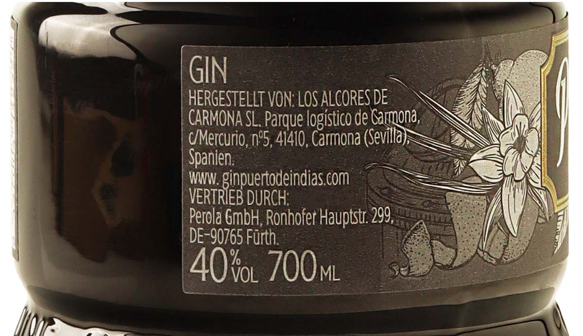 PUERTO DE INDIAS Pure Black Gin