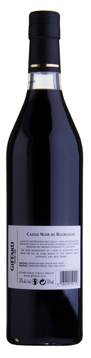 GIFFARD Premium Likör | Cassis Noir de Bourgogne