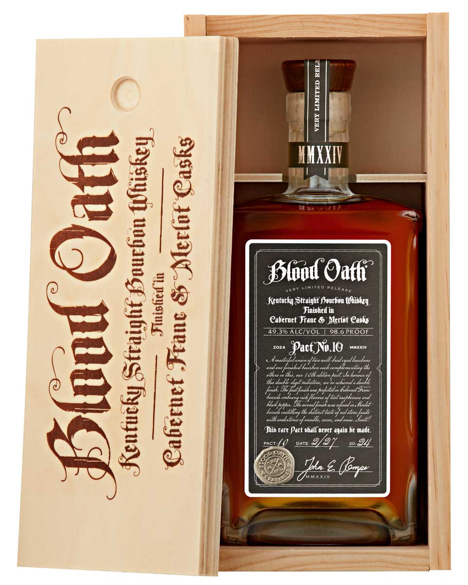 BLOOD OATH Pact No.10 Kentucky Straight Bourbon Whiskey