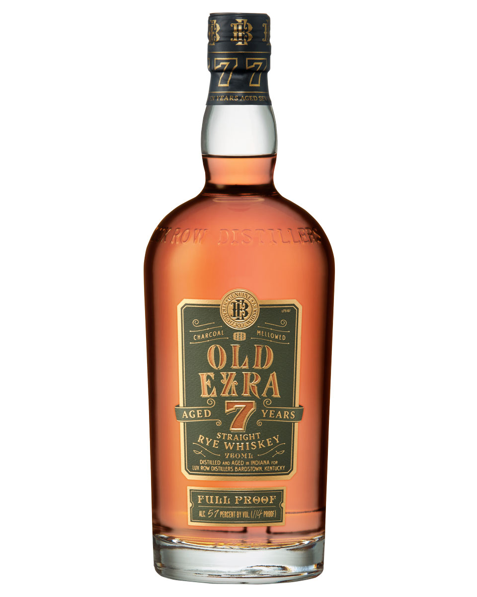 EZRA BROOKS Old Ezra 7 Straight Rye Whiskey