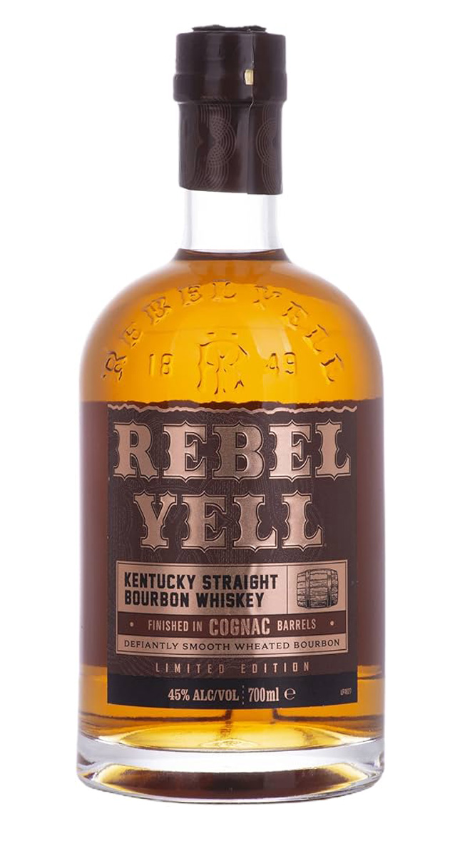 REBEL Yell Cognac Cask Finish Whiskey